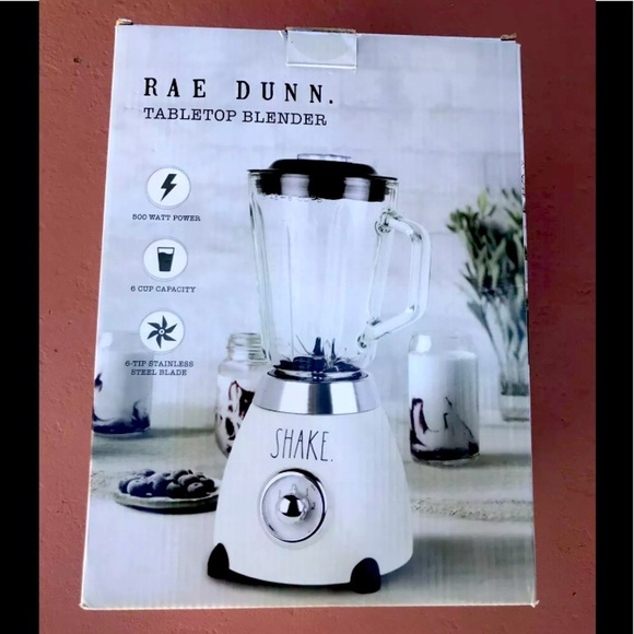 RAE DUNN "SHAKE" TABLETOP BLENDER NEW RELEASE - Picture 7 of 10
